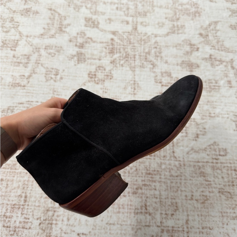 Sam Edelman Black Suede Ankle Booties